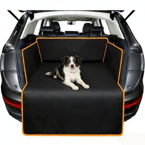 TEMU 강아지 자동차 트렁크 라이너, 오염 방지 및 스크래치 방지 600D 옥스포드 천 반려동물 화물 매트, 차량용 반려동물 매트