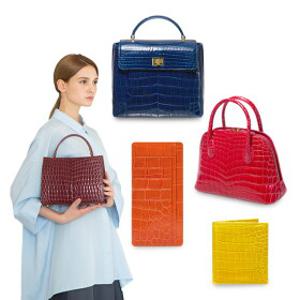 [크리스탈렌] 소량재고! 고급 악어가죽백 주말 한정 특가전!