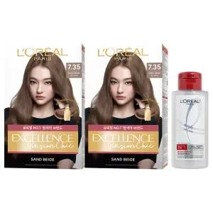 로레알파리 엑셀랑스 파리지앵 시크/크림 염모제 2개 + 랜덤 제품 100ml