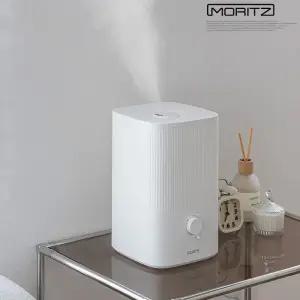 모리츠 복합식가습기 4L 대용량 360도 회전식 노즐 상부급수 초음파 가열식 가습기 사무실 가정용 신생아