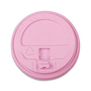 10온스 13온스 핑크 개폐형 종이컵 핫컵 뚜껑 1박스 1000개