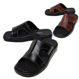 소가죽남성슬리퍼 사무실 신사복에잘어울리는 정장슬리퍼 용문013 엠보싱지압