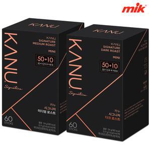 맥심 카누 시그니처 미니 다크/미디엄 60T [마일드/다크/아메리카노/원두커피/디카페