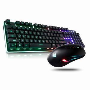 :ABKO HACKER KM400 게이밍 키보드 마우스 콤보