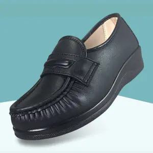 마마슈 나들이반도 여성 국산 로퍼 효도화 간호화 근무화 유니폼화 알바 발편한 경량 논슬립 엄마 할머니