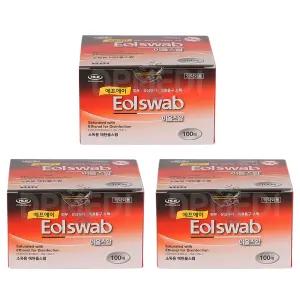일회용 알콜솜 에프에이 이올스왑 알콜스왑 3박스 300매