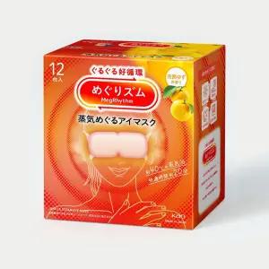 신형 메구리즘 수면안대 유자향 12매 증기 아이마스크