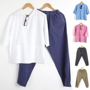 여름용 국내제작 시원한 30수 면100% 공용 생활한복 남자 데일리 편안한 여자 개량한복