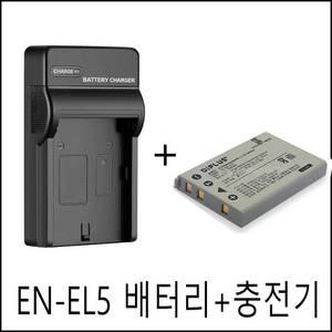 니콘 EN-EL5 배터리+충전기 쿨픽스 P5100 P6000 S10