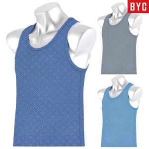 BYC 남자 순면 유색 런닝 3매입 2224