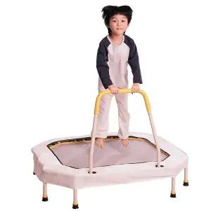 [로베라] 공간절약 폴딩 트램폴린 와이드형 KT-500 어린이 방방이