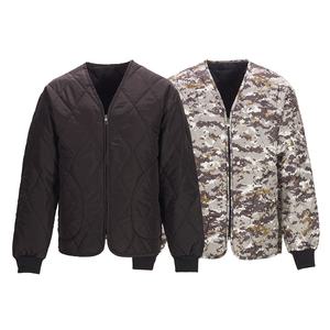 겨울 방한 브이넥 깔깔이 군용 검정 방상내피