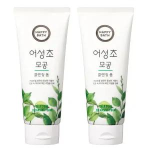 AP 해피바스 어성초 모공 클렌징 폼 200g x2개