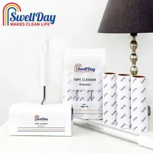 스웰데이 사선컷팅 테이프크리너 리필 60회 12P