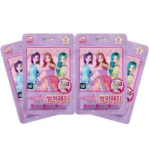 시크릿쥬쥬 썸머패치 18p x 4개 /스티커 어린이집 유치원 유아동 여아 쥬쥬패치