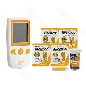 SD체크골드2 혈당측정기+시험지200매+침200개+솜200매 당뇨측정 혈당계