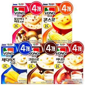 보노스프 콘+치즈+버섯+크림+어니언 각 4개 총 20개