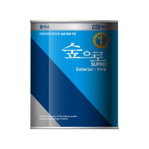 KCC숲으로외부용플러스 3.78L 친환경 외벽 페인트 담장 콘크리트 시멘트 무광 셀프