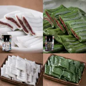 국산 앙꼬절편 2종 (백미+ 모시 900g x 2봉지)