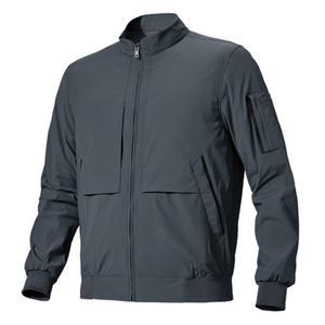 춘추 작업복점퍼 [ 지벤 ZB-J2202 ] 오피스형 경량 스트레치 블루종 근무복점퍼