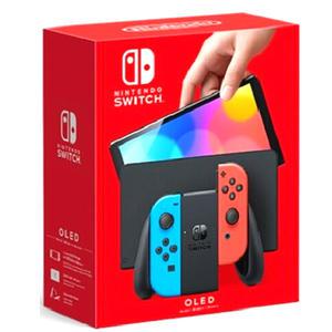 닌텐도 스위치 OLED 네온 블루 레드/JM