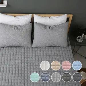 [스잠]국내산 여름 모노블  고정밴드형. 미끄럼방지형 침대패드/고급선염  시어서커/MS.S.SS.Q