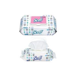 유한킴벌리 스카트 물티슈 캡 70매 (10개입) / 향균물티슈