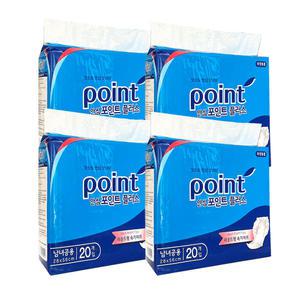 안심포인트 속기저귀 날개형 성인용 4팩80매