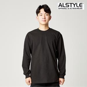 트리플에이(AAA) 1304 남녀공용 무지티 긴팔티셔츠