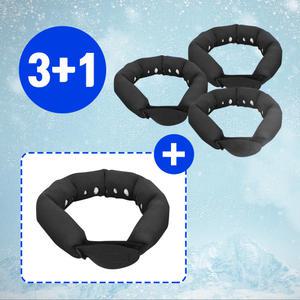 3+1 국내생산 힐링팩토리 쿨스카프 넥쿨러 물이 흐르지 않는 고급 네오프렌 넥쿨러링 얼음목걸이 아이스 쿨링 쿨넥