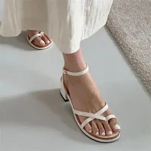 [오노마] ONM 발목스트랩힐 데일리 여름샌들 엄지쪼리 미들굽 (S8533542)