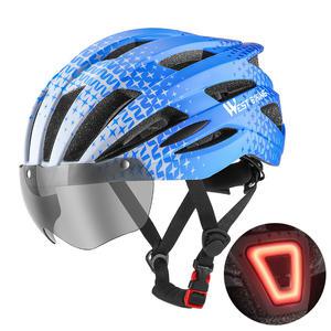 자클라이 웨스트바이킹 자전거 헬멧 전기 전동 킥보드 고글 후미등 YP2941