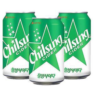 롯데 칠성사이다 355ml x 48캔(24캔x2박스)