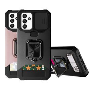 갤럭시 A24 범퍼 케이스 링 거치대 카드 포켓 A245 4G