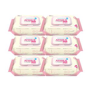항균 아티슈 물티슈 프리미엄 캡형 영유아용 80매 6개