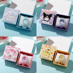 산리오 시계 시나모롤 마이멜로디 쿠로미 폼폼푸린 손목 시계