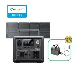 BLUETTI 블루에티 EB3A 휴대용 인산철 파워뱅크 + PV120D 태양광패널 세트