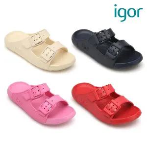 [트래드후스](하남점)[IGOR] 이고르 카이 슬리퍼 크림/네이비/레드/푸시아 여아,남아슬리퍼