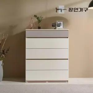 장인가구 하스 빅사이즈 5단 서랍장