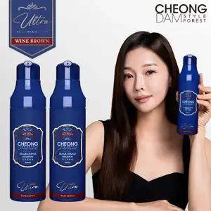 청담스타일 포레스트 블랙체인지 울트라 염색샴푸 200ml 와인갈색 2개