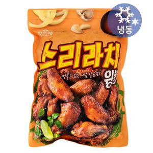 참프레 스리라차 윙봉 1kg/냉동 국산닭고기 에어프라이어 칠리소스 마리네이드 맥주안주 술안주 캠핑
