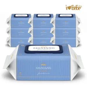 아이러브베베 시그니앙 오블루 75g 캡형 77매X10팩 아기물티슈