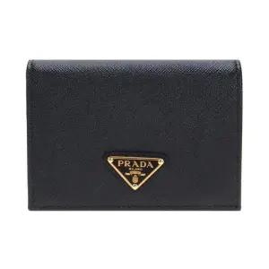 사피아노 트라이앵글 로고 반지갑 / 1MV021 QHH F0002