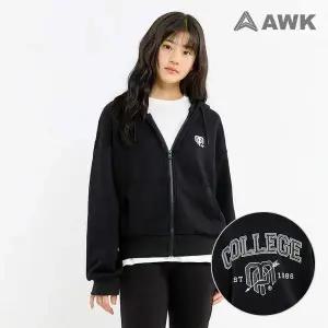 [보리보리/에어워크 주니어]주니어 소프트 컬리지 포인트 크롭 후드 집업