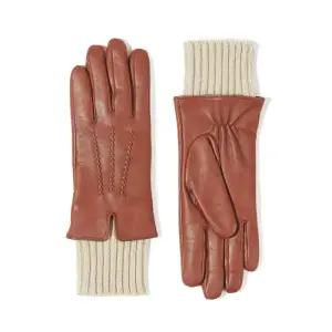 타마라 여성 가죽장갑 - 꼬냑
