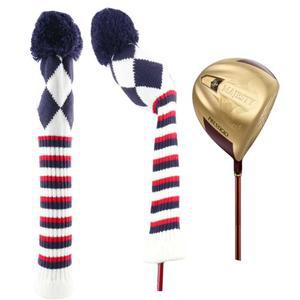 드라이버 우드 유틸리티 헤드 커버 남성 여성 니트형 골프채 카바