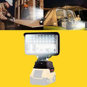 4인치 주피터 베어툴 디월트 배터리용 LED 작업등 충전식 캠핑랜턴 조명