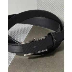 [롯데백화점]닥스 액세서리 [선물포장/쇼핑백동봉] 블랙 엠보가죽 자동벨트 DBBE3E992BK