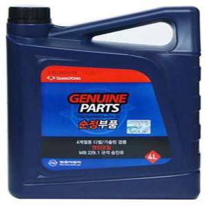 쌍용자동차 순정 부품 엔진오일/가솔린/디젤겸용/독일벤츠사승인/10W40/4리터