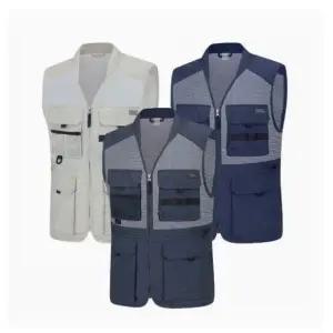 [롯데백화점]콜핑 LD18 남자 여름 낚시등산 멀티포켓 브이넥메쉬조끼 KUV7155M